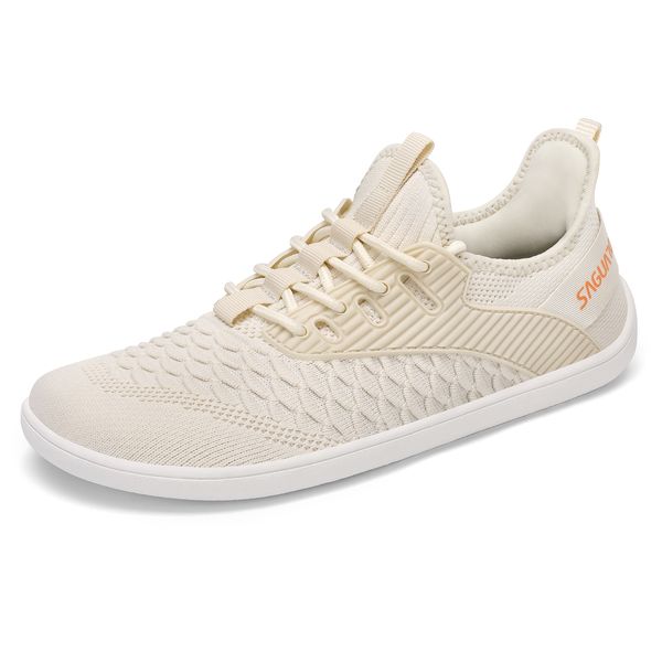 SAGUARO GO Off-White Casual Barefoot Shoe-Extreme Comfort for all occasions