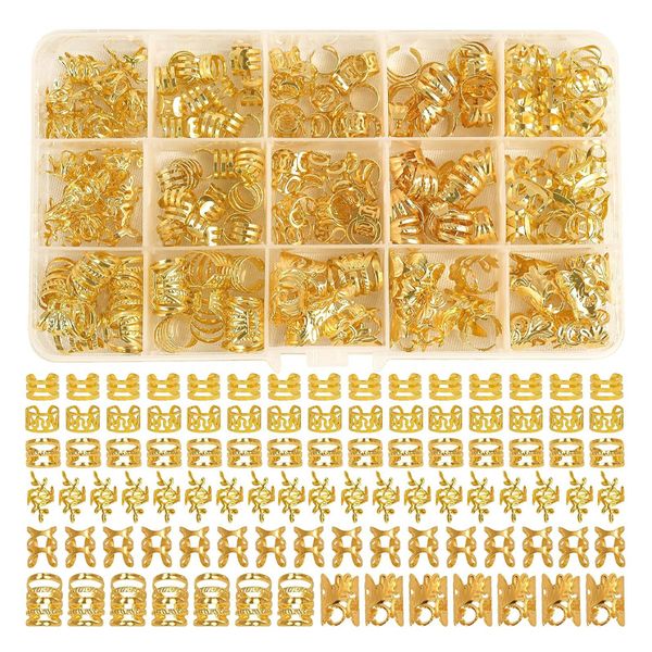 Hair Beads Hair Cuffs Braiding Hair Rings Alloy Hair Charms