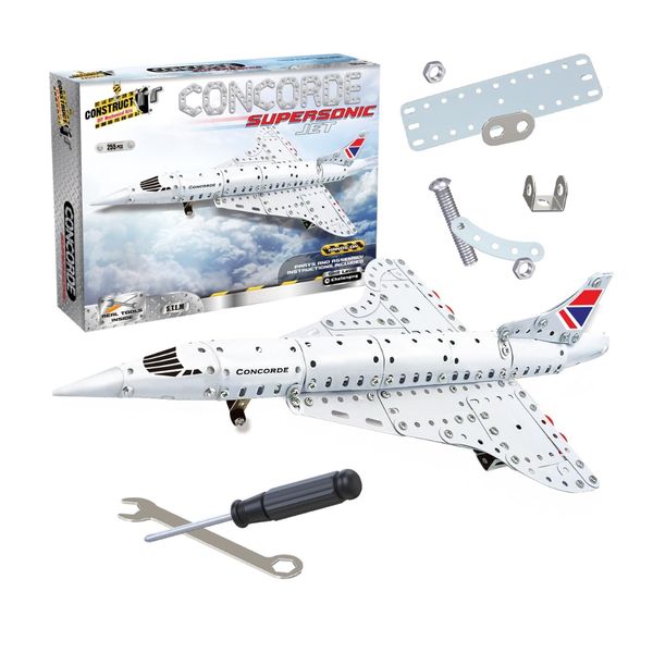 Concorde Metal Construction Set-265 Pieces