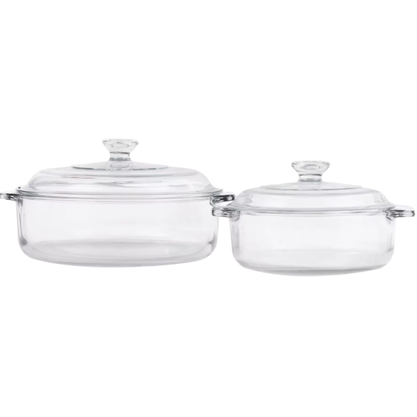 Glass Casserole Set 4 Piece