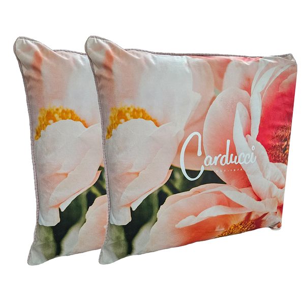 Carducci Velvet Scatter Cushion - 60cm x 60cm - Honey - Pack of 2