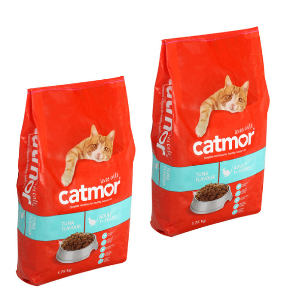 Catmor Cat Food Tuna Flavour Adult 1+ Years (2 x 1.75kg)