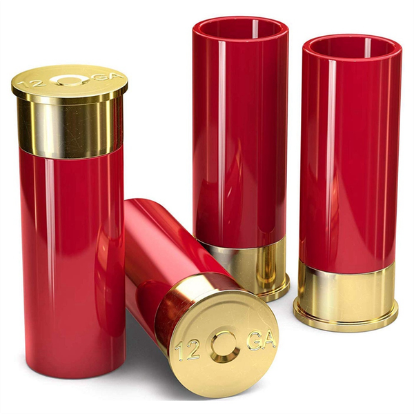 4 Piece 12 Gauge Shot Glasses Tequila Shot Glass