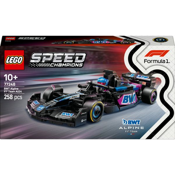 LEGO® Speed Champions BWT Alpine F1® Team A524 Race Car Toy Vehicle 77248