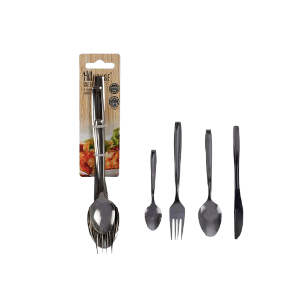 Hillhouse Cutlery- Everyday Cutlery Set 4 Piece x2