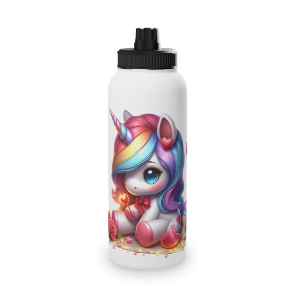 Rainbow Unicorn Water Bottle 850ml