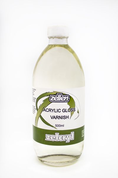 Zelcryl Acrylic Artists' Varnish - Gloss 500ml