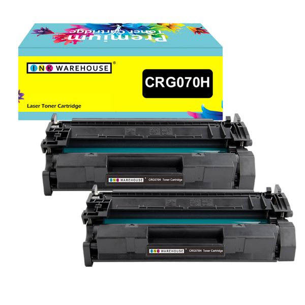 Ink Warehouse Compatible Canon 070H / CRG 070H Black Toner Cartridge X 2