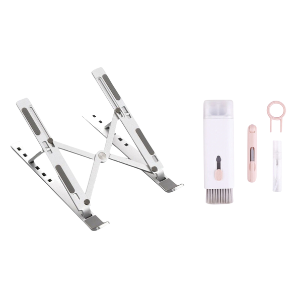 Potable Laptop Stand for 10-15.6" Laptops with 7-in-1 Laptop Cleaning Kit