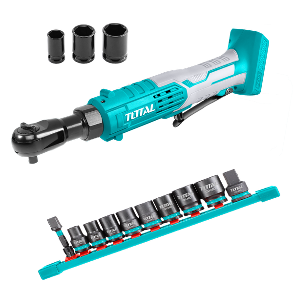 TOTAL Ratchet Drive 3/8" 65Nm Li-Ion 20V Combo