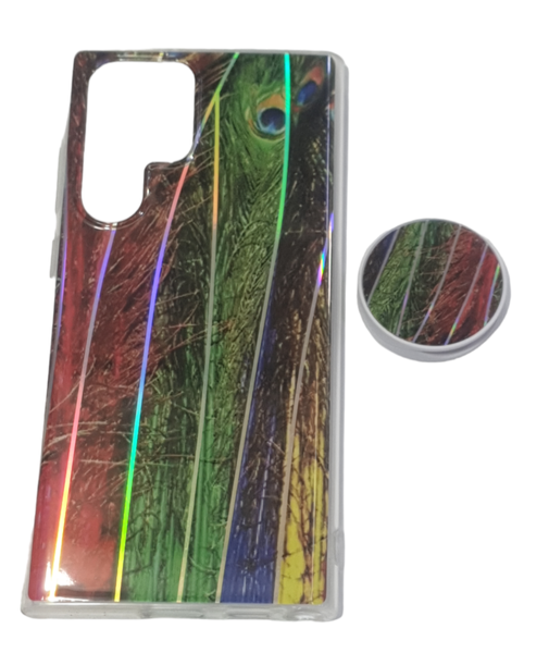 Fancy Cover with Pop Shocked for Samsung galaxy S22 ULTRA