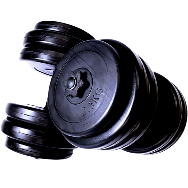 Adjustable Rubber Dumbbell Set 20kg