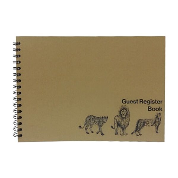 Kraft Guest Register Book