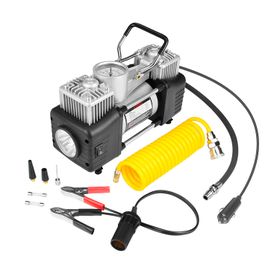 12V Air Compressor Vehicle Inflator Pump With Tire Repair Tool Kit ...