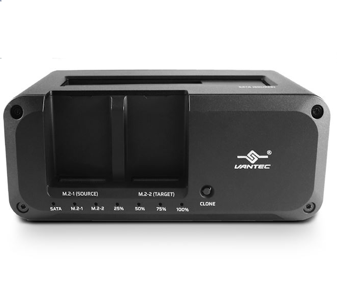 Vantec NexStar JX Triple Bay Dock (2x M.2, 1x SATA) with Clone Function