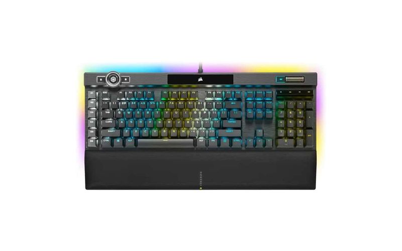 K100 RGB Optical-Mechanical Gaming Keyboard - CORSAIR OPX Switch - Black