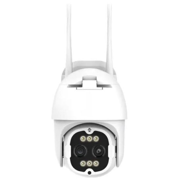 P2 Dual Lens Wifi Camera With ICSEE App 8MP 8 X Zoom And A Keyholder