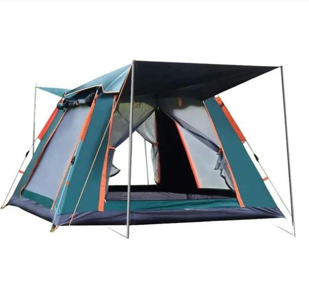 1831241 Four Corner Automatic Pop-Up Camping Tent 2.15m x 2.15m x 1.42m