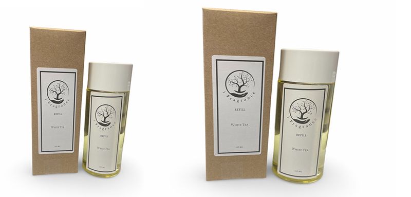 Set of 2 Diffuser Refills - 150 ML Scent of White Tea