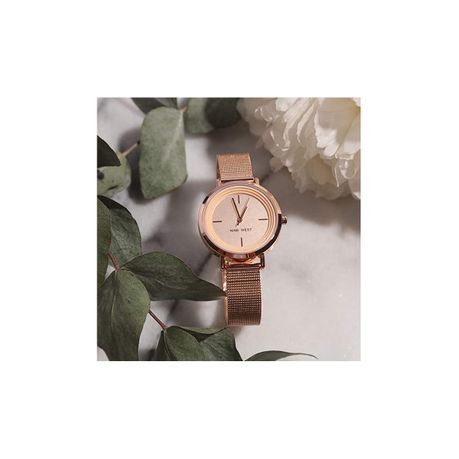 Ladies mesh strap on sale watch