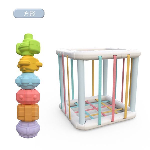 Rainbow Stacking Toy, Montessori Early Education Toy