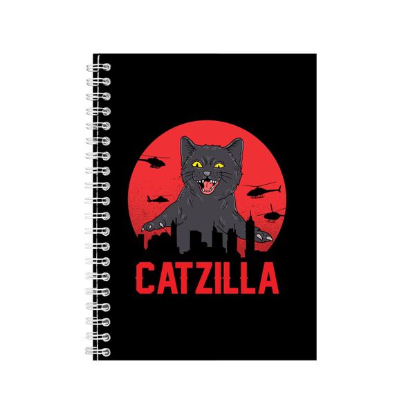 Catzilla Notebook Pet Gift Idea A5 notes 122