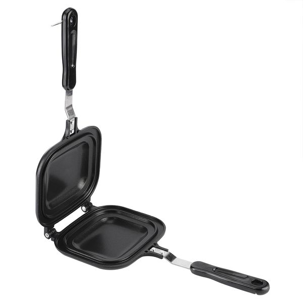 Double-Sided Fry Pan Sandwich Toaster Breakfast Maker Nonstick Baking Pan