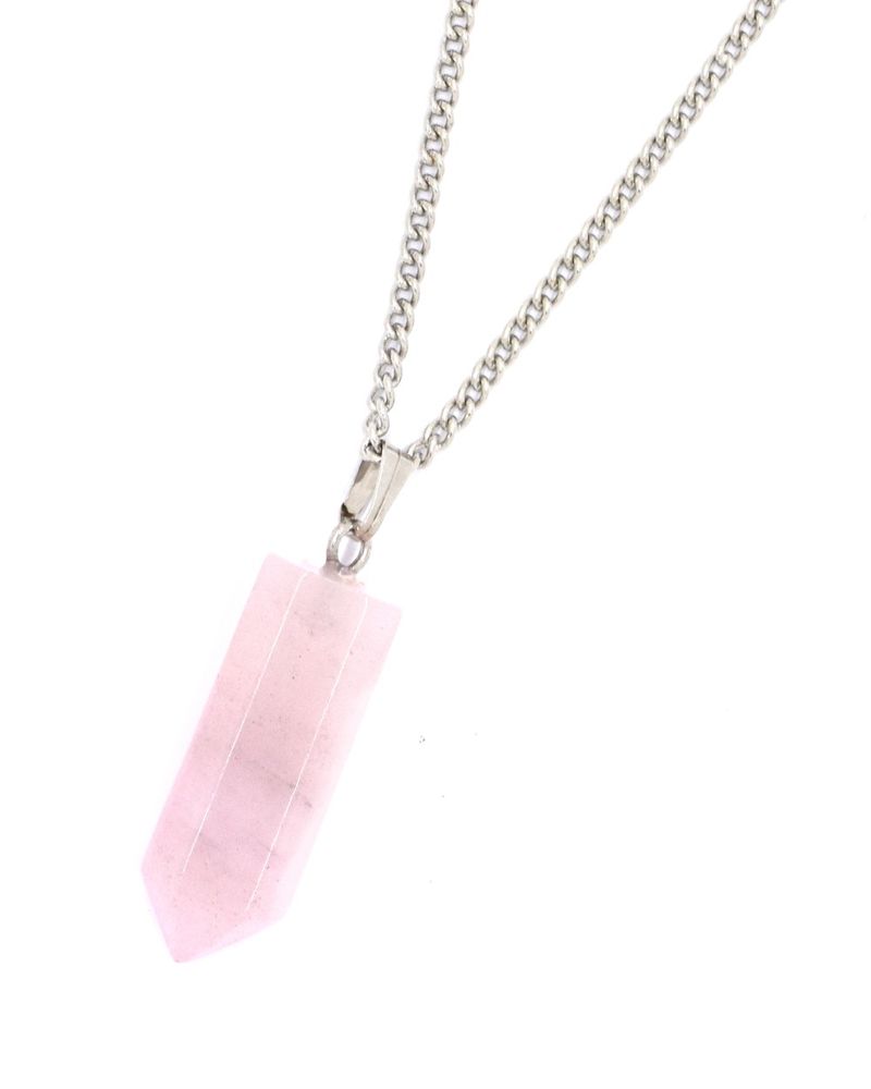 Lily & Rose Rose Quartz Pendant On Chain | Shop Today. Get it Tomorrow ...