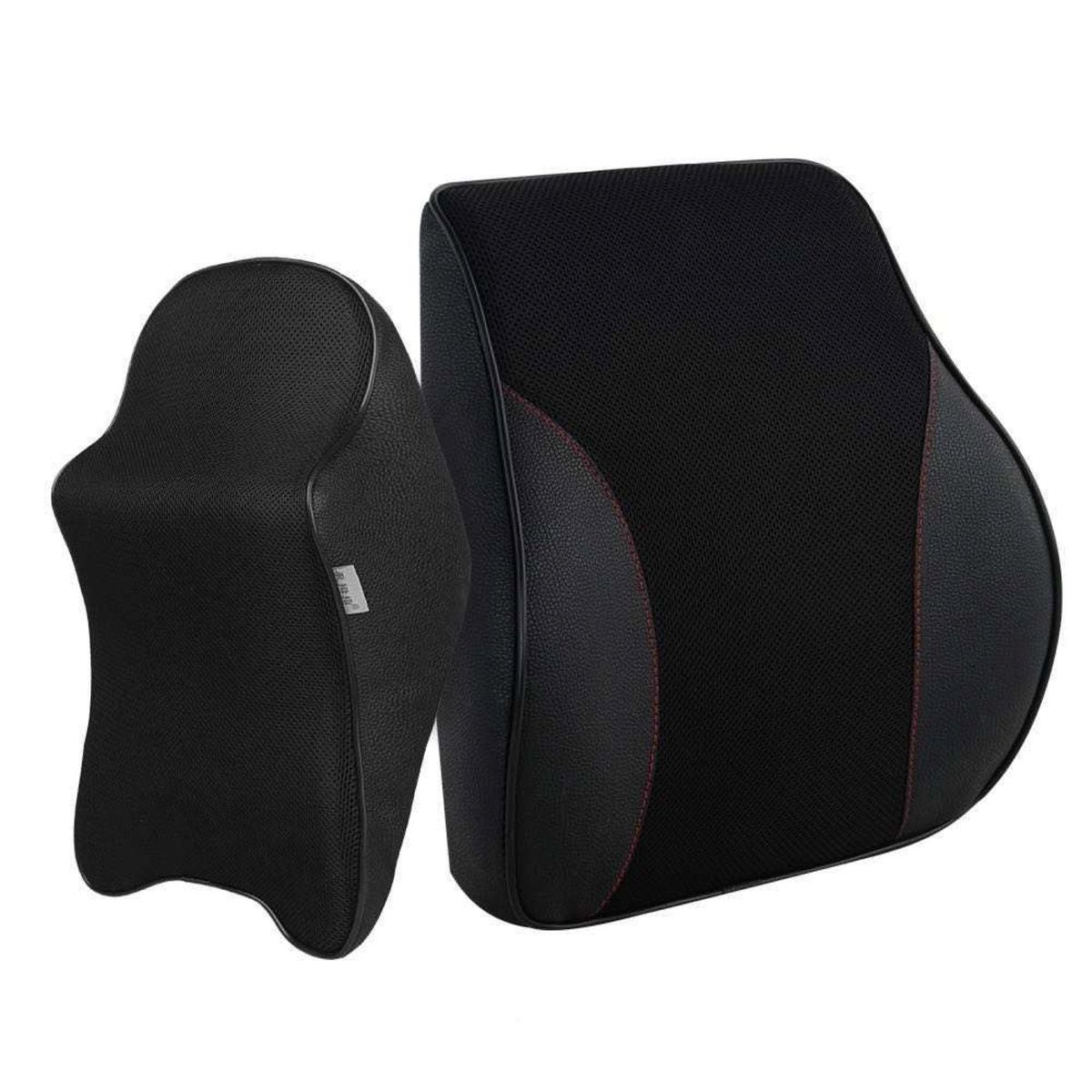 fovera car headrest memory foam pillow