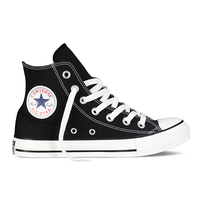 Black and clearance white converse junior