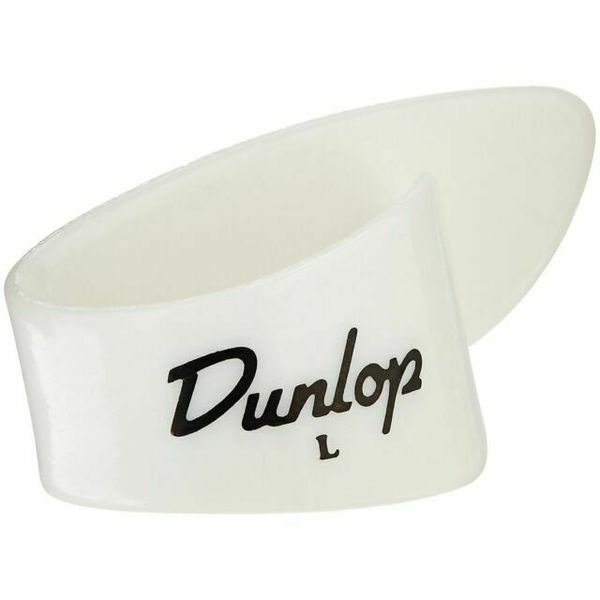 Dunlop White Thumbpicks Large Left