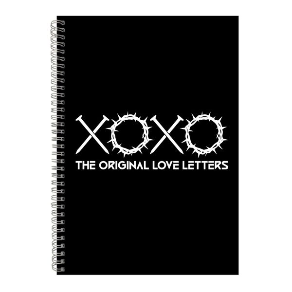Love Letters A4 Notebook Spiral Graphic Christian Easter Words Present 080