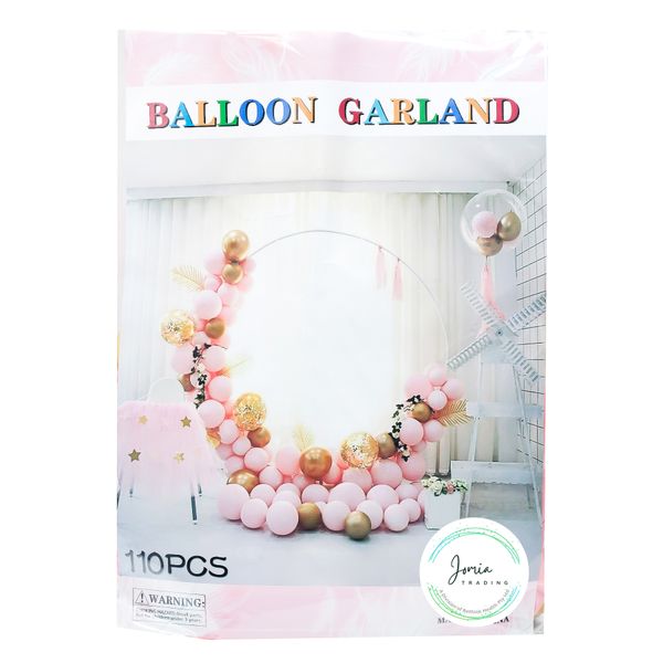 DIY Decoration Balloon Arch Kit - Pink &amp; Gold