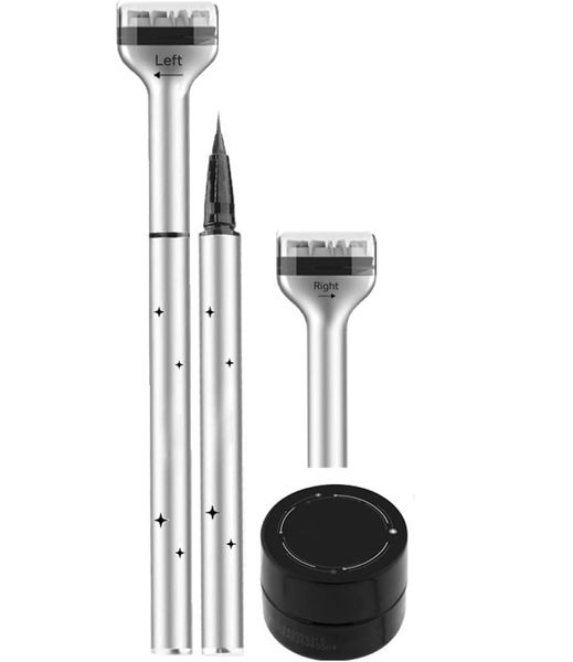2-in-1 Bottom Eyelash Stamp &amp; Eyeliner Kit, Waterproof Lower Lash Stamp
