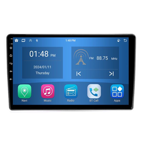4G+64G Car Radio CarPlay GPS Compatible with X Trail XTrail T30 2000-2007