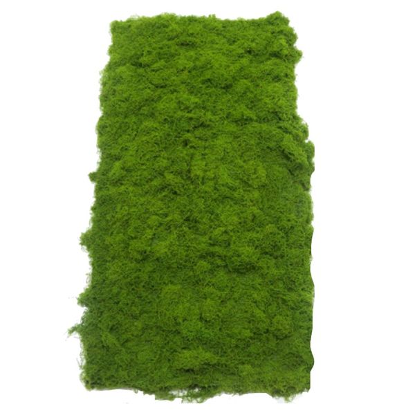 Garden Decor Green Lightweight Realistic Artificial Moss Mat (100cm x 50cm)