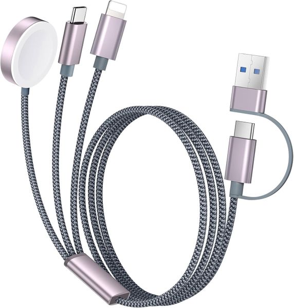 3 in 2 USB C Cable - Multi Charging Cable Cord