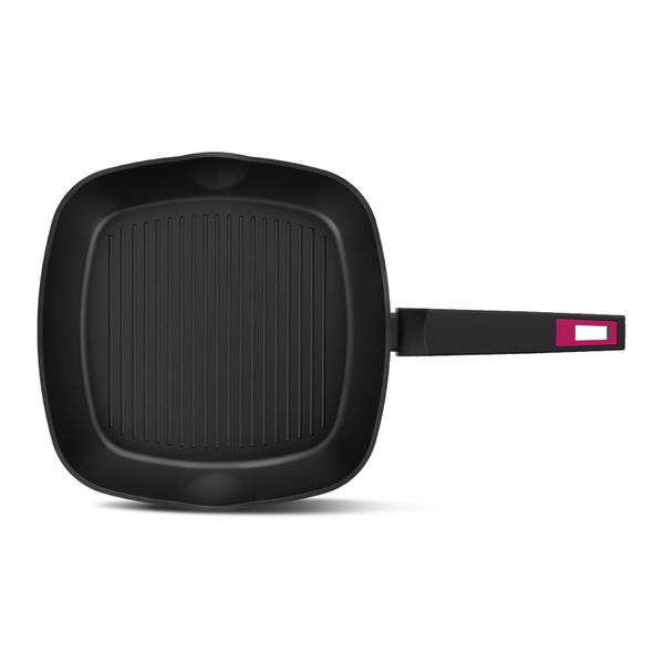 Taurus Grill Forged Aluminium Black 28 x 28cm Best Moments - Grill 28 x 28