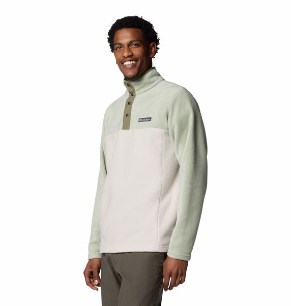 Columbia Men's Steens Mountain II Half Snap Fleece Pullove Drk Stone Safari
