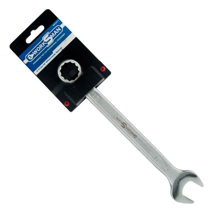 Worksman Combination Spanner 21mm 45Deg Offset Buy Online in South Africa