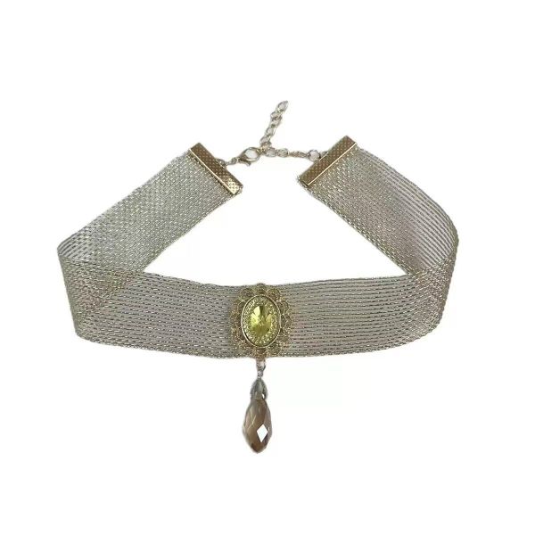 Charming Gold Collar Dress Accessory Necklace