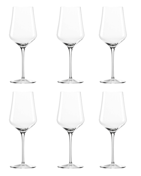 Premium Crystal Wine Glass Set - 6-Piece