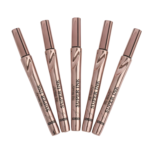 5-Pack Waterproof Black Liquid Eyeliner - Smudge-Proof