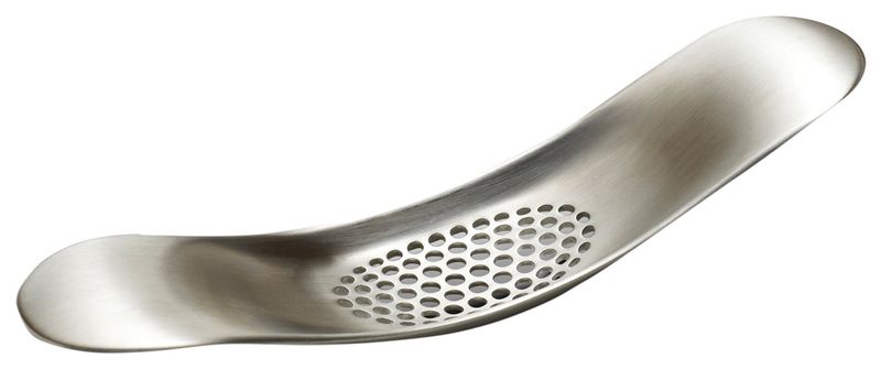 Garlic Rocker Crusher Mincer Press Dishwasher Safe, Stainless Steel