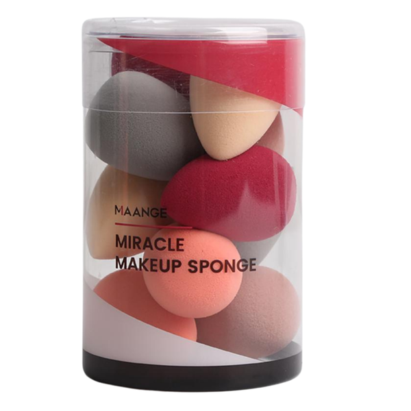 Mini Teardrop Miracle Makeup Sponge With Case (10 Piece)