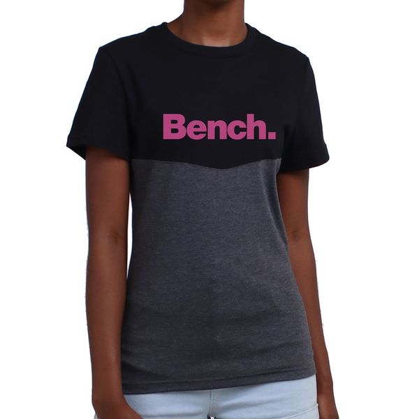 Bench - Women's - Erin Ss T-Shirt - Charcoal Marl
