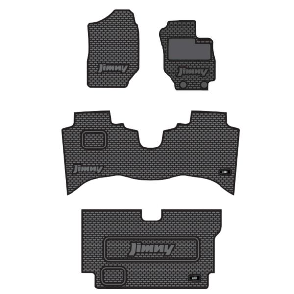 ADDO Auto Full Set Rubber Mats Compatible with Jimny 5 Door