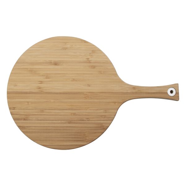 Regent Bamboo Paddle Serving Board - Round 28cm Diameter