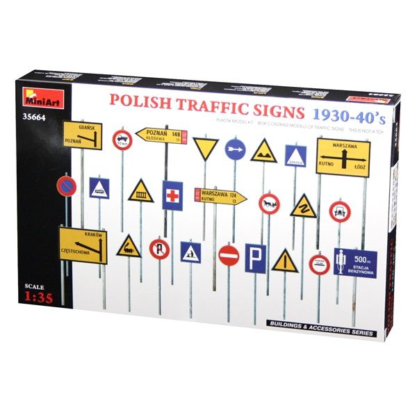 MiniArt 35664 1/35 Polish Traffic Signs