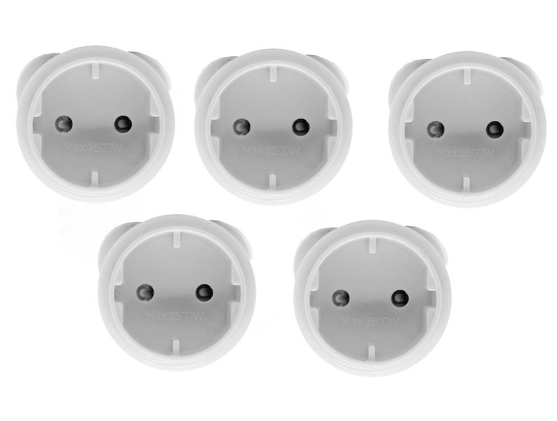 2-Pin Schuko to 16A 3-Pin Adaptor (FIVE PACK): EUR-SCH 5 Pack